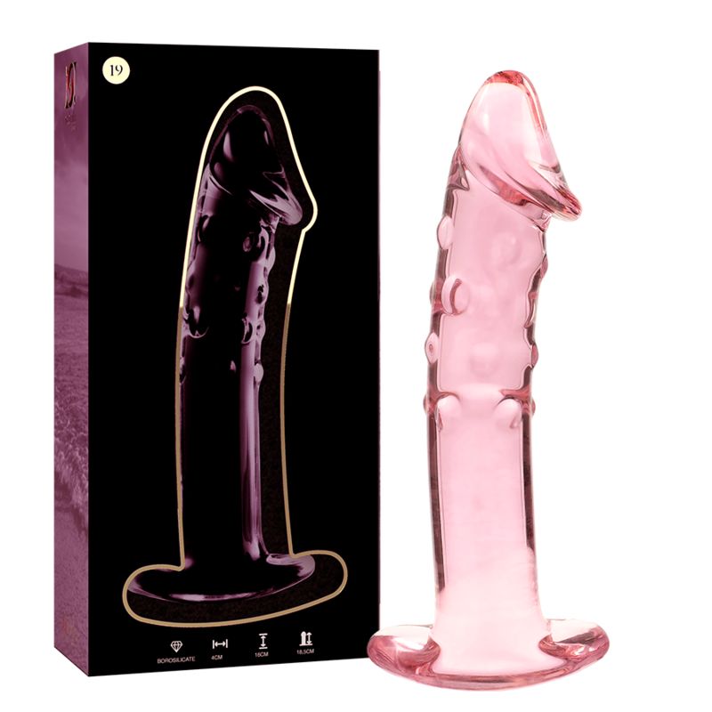 NEBULA SERIES BY IBIZA - MODELLO 19 DILDO IN VETRO BOROSILICATO ROSA 18.5 CM -O- 4 CM NEBULA SERIES BY IBIZA - MODELLO 19 DILDO IN VETRO BOROSILICATO ROSA 18.5 CM -O- 4 CM