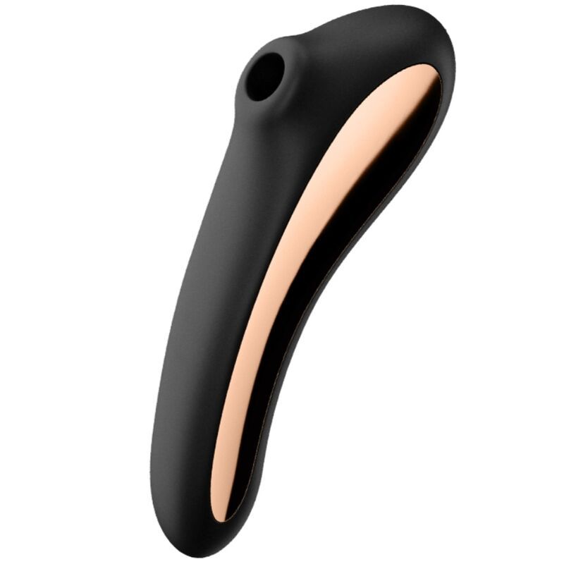 SATISFYER - VIBRATORE DUAL KISS AIR PULSE NERO SATISFYER - VIBRATORE DUAL KISS AIR PULSE NERO