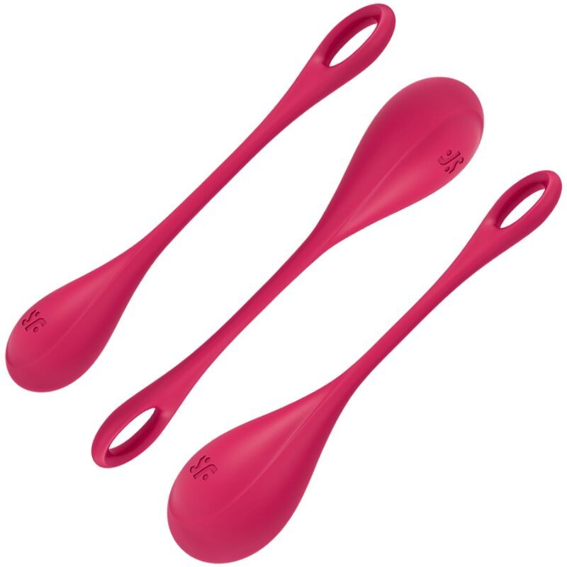 SATISFYER - SET DA ALLENAMENTO YONI POWER 1 ROSSO SATISFYER - SET DA ALLENAMENTO YONI POWER 1 ROSSO