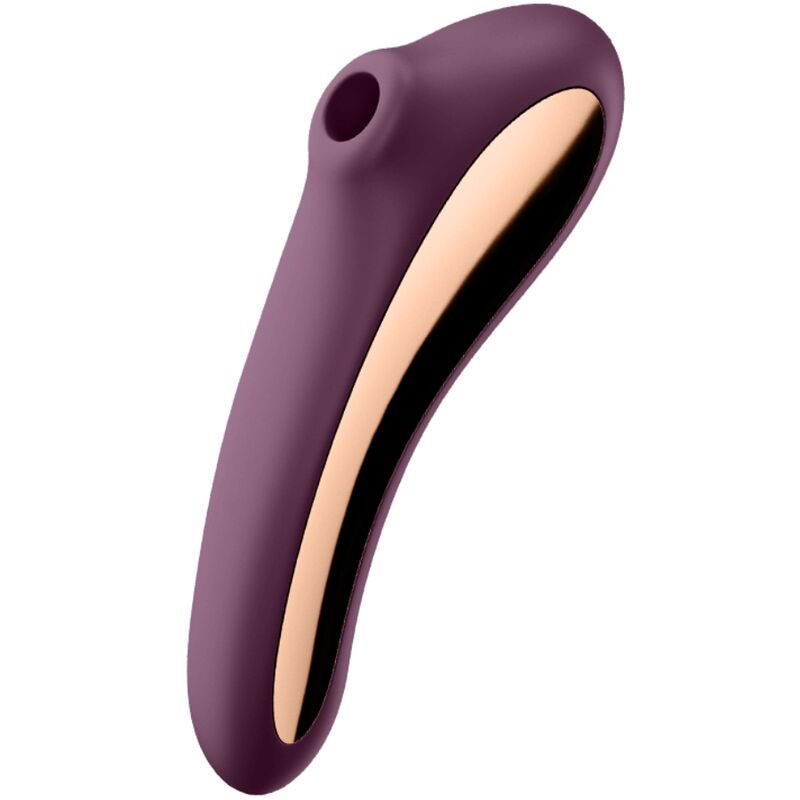 SATISFYER - VIBRATORE DUAL KISS AIR PULSE ROSSO VINO SATISFYER - VIBRATORE DUAL KISS AIR PULSE ROSSO VINO