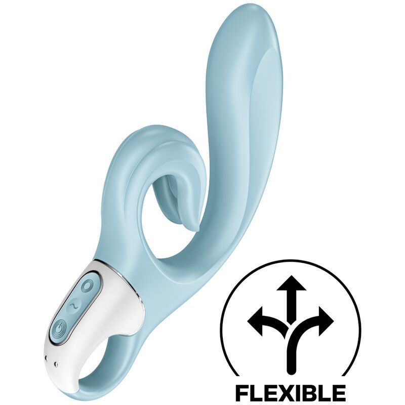 SATISFYER - LOVE ME RABBIT VIBRAZIONE BLU SATISFYER - LOVE ME RABBIT VIBRAZIONE BLU