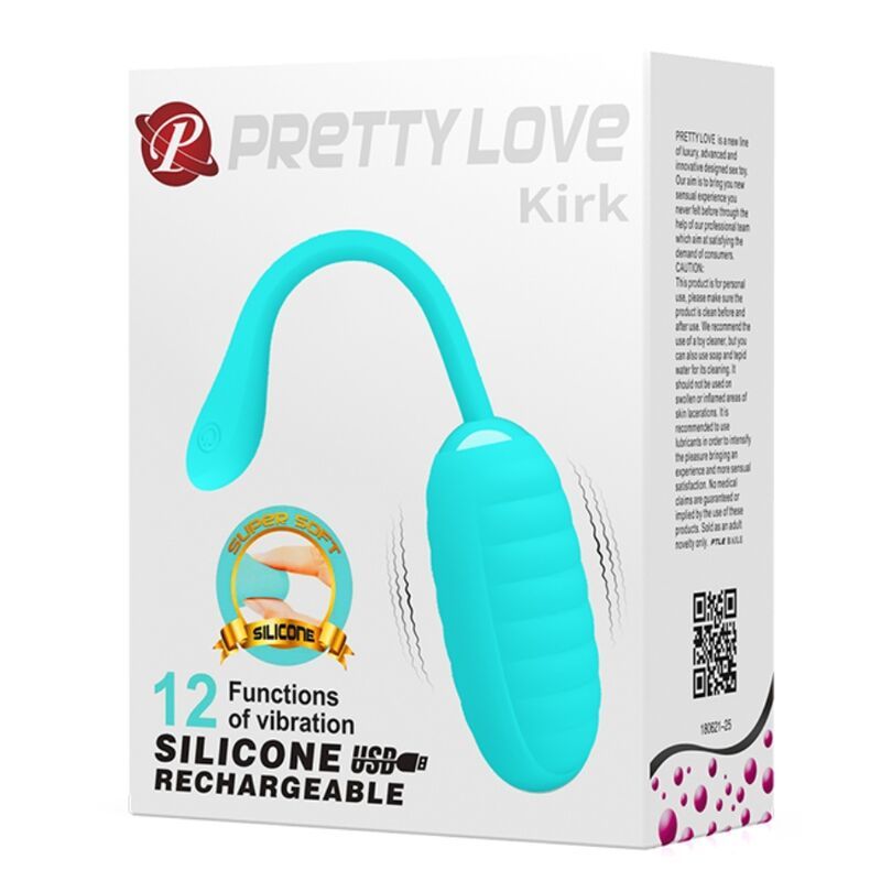 PRETTY LOVE - KIRK LIGHT GREEN UOVO VIBRANTE RICARICABILE PRETTY LOVE - KIRK LIGHT GREEN UOVO VIBRANTE RICARICABILE