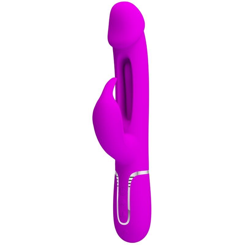 PRETTY LOVE - VIBRATORE DEJON RABBIT 3 IN 1 MULTIFUNZIONE FUCSIA PRETTY LOVE - VIBRATORE DEJON RABBIT 3 IN 1 MULTIFUNZIONE FUCSIA
