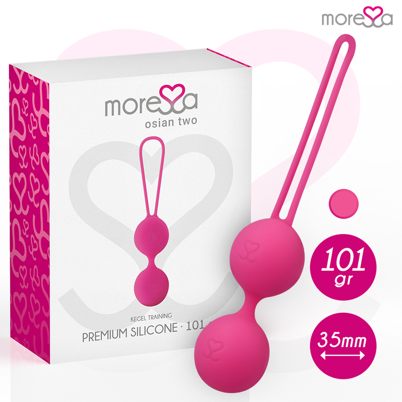 MORESSA - OSIAN DUE SILICONE PREMIUM ROSA MORESSA - OSIAN DUE SILICONE PREMIUM ROSA