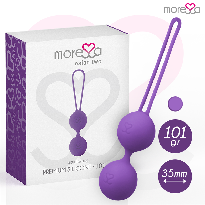MORESSA - OSIAN DUE SILICONE PREMIUM LILLA MORESSA - OSIAN DUE SILICONE PREMIUM LILLA
