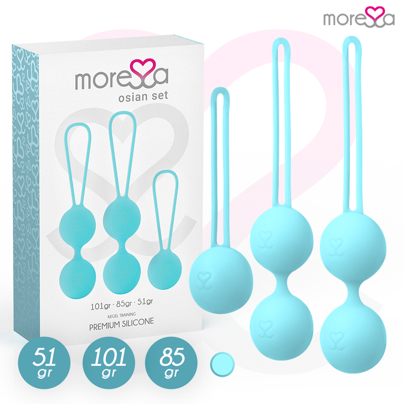 MORESSA - SET OSIAN PREMIUM IN SILICONE TURCHESE MORESSA - SET OSIAN PREMIUM IN SILICONE TURCHESE