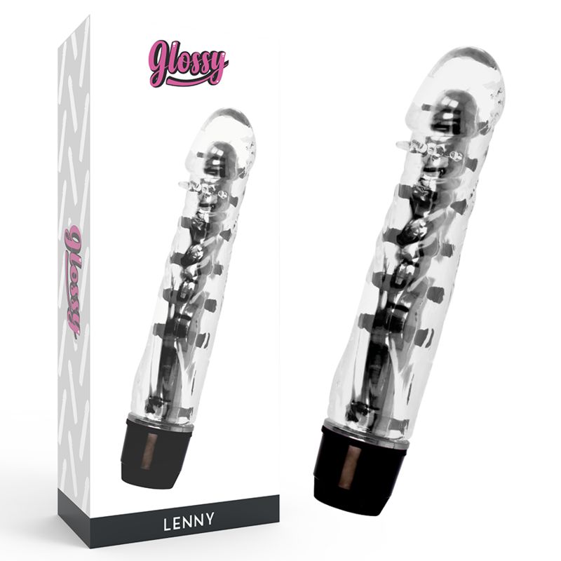 GLOSSY - LENNY VIBRATORE NERO GLOSSY - LENNY VIBRATORE NERO