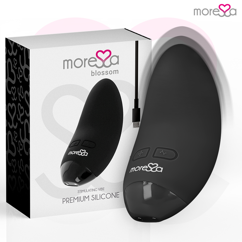 MORESSA - VIBRATORE BLOSSOM NERO