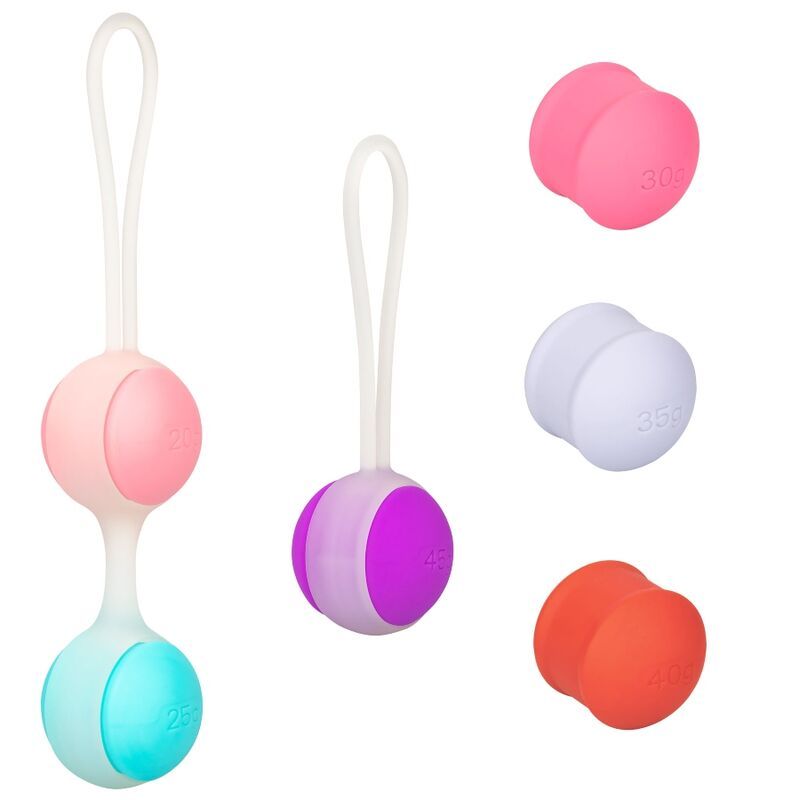 CALEXOTICS - SHE-OLOGY SET BOLAS KEGEL INTERCAMBIABILI CALEXOTICS - SHE-OLOGY SET BOLAS KEGEL INTERCAMBIABILI