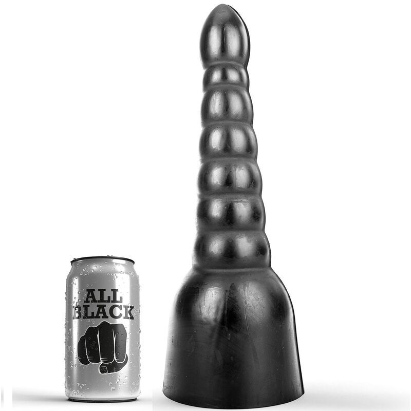ALL BLACK - DILDO 34 CM ALL BLACK - DILDO 34 CM