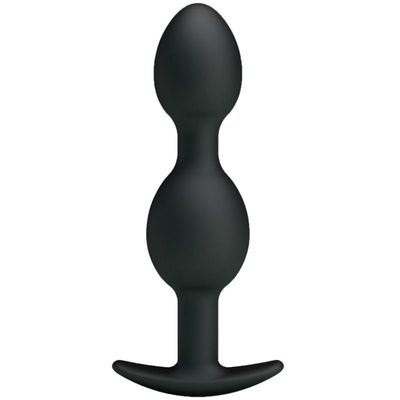 PRETTY LOVE - SFERE ANALI IN SILICONE 12.5 CM NERE PRETTY LOVE - SFERE ANALI IN SILICONE 12.5 CM NERE