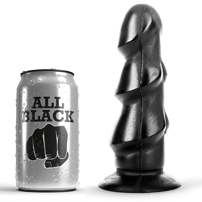 ALL BLACK - DILDO 17 CM ALL BLACK - DILDO 17 CM