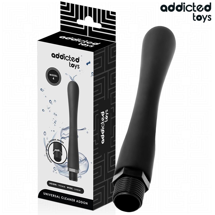ADDICTED TOYS - PULITORE ANALE CON ADATTATORE UNIVERSALE MODELLO 4 ADDICTED TOYS - PULITORE ANALE CON ADATTATORE UNIVERSALE MODELLO 4