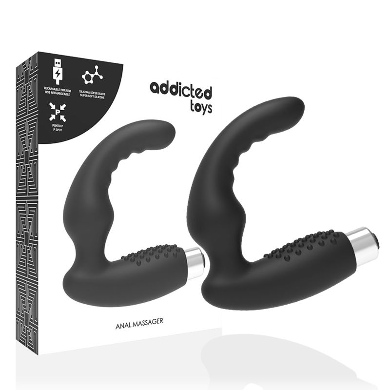 ADDICTED TOYS - VIBRATORE PROSTATICO RICARICABILE MODELLO 2 - NERO ADDICTED TOYS - VIBRATORE PROSTATICO RICARICABILE MODELLO 2 - NERO