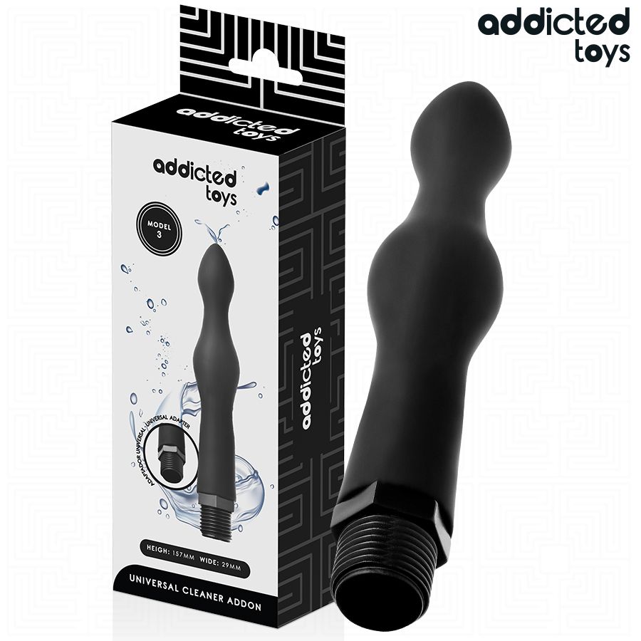 ADDICTED TOYS - PULITORE ANALE CON ADATTATORE UNIVERSALE MODELLO 3 ADDICTED TOYS - PULITORE ANALE CON ADATTATORE UNIVERSALE MODELLO 3