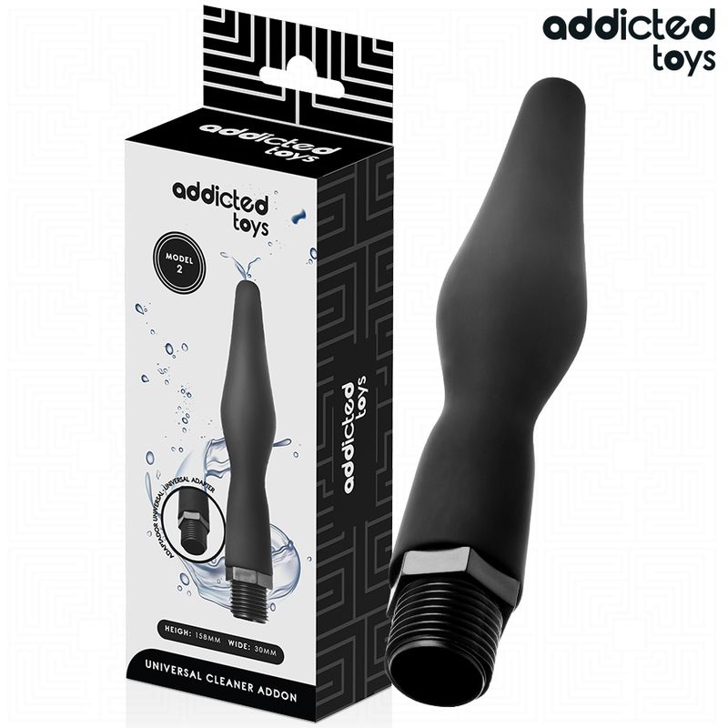 ADDICTED TOYS - PULITORE ANALE CON ADATTATORE UNIVERSALE MODELLO 2 ADDICTED TOYS - PULITORE ANALE CON ADATTATORE UNIVERSALE MODELLO 2