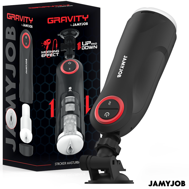 JAMYJOB - MASTURBATORE VAGINALE AUTOMATICO A GRAVITΓ 5 MODALITΓ DI ASPIRAZIONE JAMYJOB - MASTURBATORE VAGINALE AUTOMATICO A GRAVITΓ 5 MODALITΓ DI ASPIRAZIONE