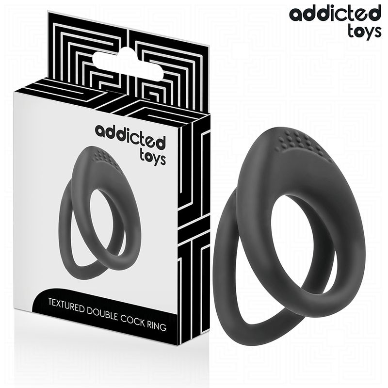 ADDICTED TOYS - ANELLO PER PENE A DOPPIA TEXTURE