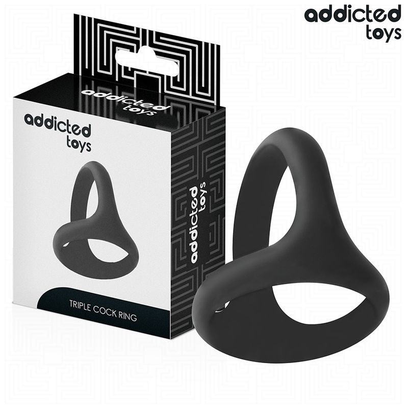 ADDICTED TOYS - ANELLO PER PENE TRIPLO SPESSO