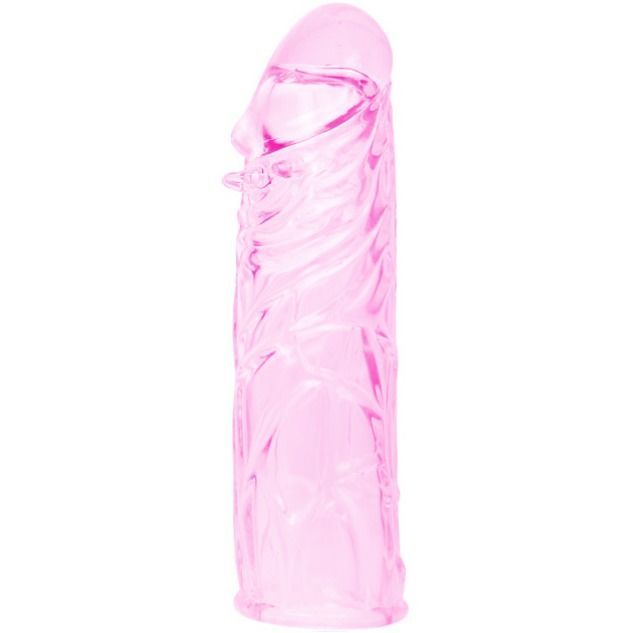 BAILE - COPERTURA PENE IN SILICONE STIMOLANTE ROSA 13 CM BAILE - COPERTURA PENE IN SILICONE STIMOLANTE ROSA 13 CM