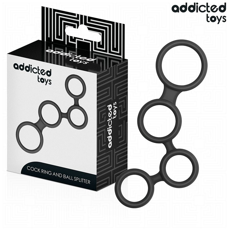 ADDICTED TOYS - ANELLO PER PENE CON DIVISORI PER TESTICOLI