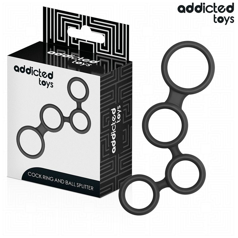 ADDICTED TOYS - ANELLO PER PENE CON DIVISORI PER TESTICOLI