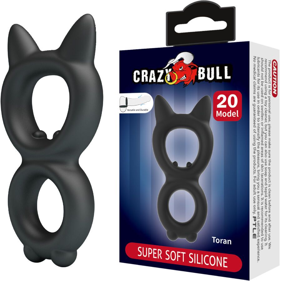 CRAZY BULL - TORAN DOPPIO ANELLO IN SILICONE MODELLO 20 CRAZY BULL - TORAN DOPPIO ANELLO IN SILICONE MODELLO 20