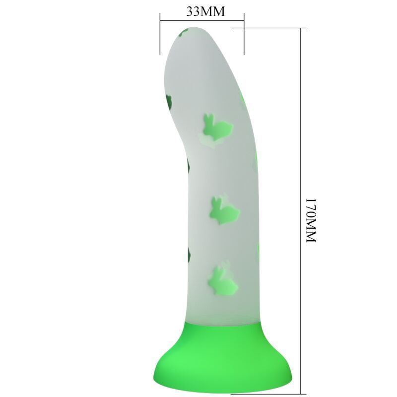 PRETTY LOVE - DILDO MAGICO NIGHTFALL SENZA VIBRAZIONI VERDE LUMINOSO PRETTY LOVE - DILDO MAGICO NIGHTFALL SENZA VIBRAZIONI VERDE LUMINOSO