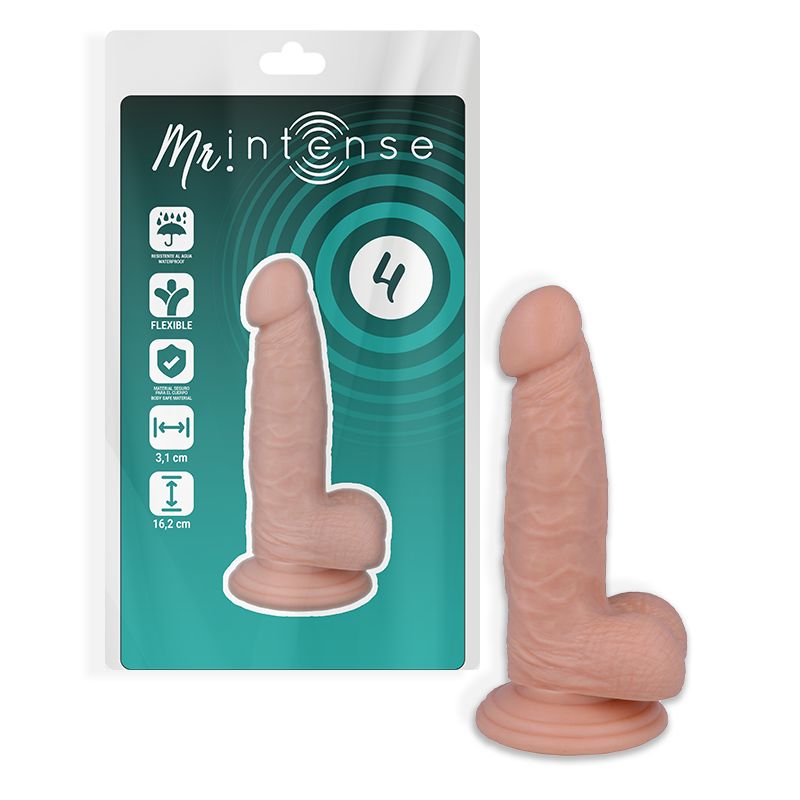 MR INTENSE - 4 PENE REALISTICO 16.2 CM -O- 3.1 CM MR INTENSE - 4 PENE REALISTICO 16.2 CM -O- 3.1 CM