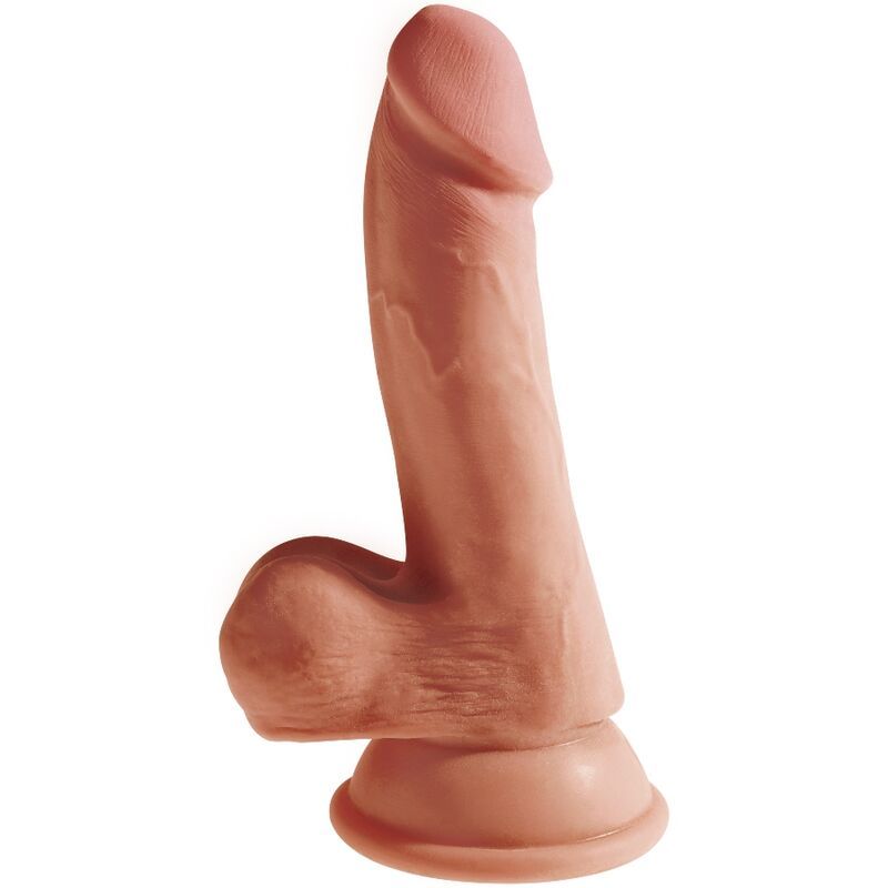 KING COCK - PLUS DILDO 3D CON SFERE 17 CM KING COCK - PLUS DILDO 3D CON SFERE 17 CM