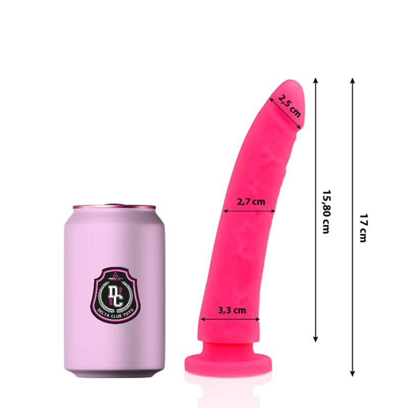 DELTA CLUB - TOYS DILDO MEDICO ROSA IN SILICONE 17 CM -O- 3 CM DELTA CLUB - TOYS DILDO MEDICO ROSA IN SILICONE 17 CM -O- 3 CM