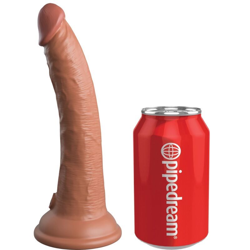 KING COCK - ELITE DILDO REALISTICO IN SILICONE 17.8 CM CARAMEL KING COCK - ELITE DILDO REALISTICO IN SILICONE 17.8 CM CARAMEL