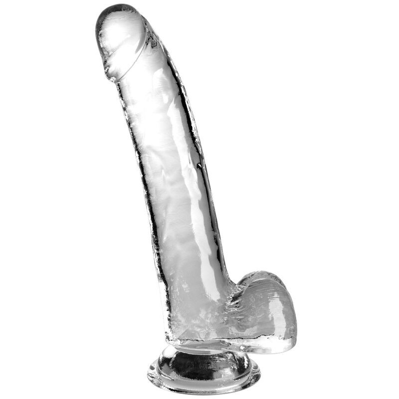 KING COCK - CLEAR DILDO CON TESTICOLI 20.3 CM TRASPARENTE KING COCK - CLEAR DILDO CON TESTICOLI 20.3 CM TRASPARENTE