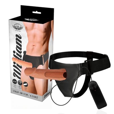 HARNESS ATTRACTION - WILLIAN HOLLOW RNES CON VIBRATORE 17 CM -O- 4.5 CM HARNESS ATTRACTION - WILLIAN HOLLOW RNES CON VIBRATORE 17 CM -O- 4.5 CM