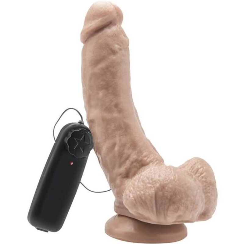 GET REAL - DILDO 20,5 CM CON VIBRATORE PER SFERE GET REAL - DILDO 20,5 CM CON VIBRATORE PER SFERE