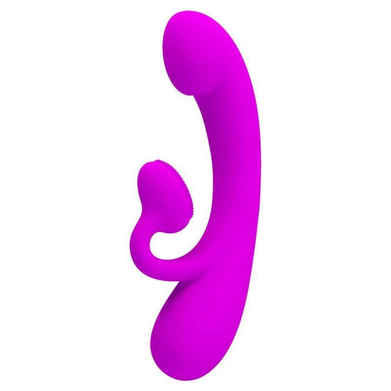 PRETTY LOVE - SINCERO VIBRATORE CLITORIDEO IN SILICONE E SUCCHIATORE VIOLA PRETTY LOVE - SINCERO VIBRATORE CLITORIDEO IN SILICONE E SUCCHIATORE VIOLA