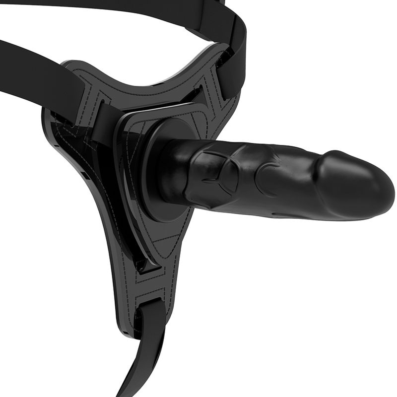 FETISH SUBMISSIVE HARNESS - SILICONE NERO REALISTICO 15 CM FETISH SUBMISSIVE HARNESS - SILICONE NERO REALISTICO 15 CM