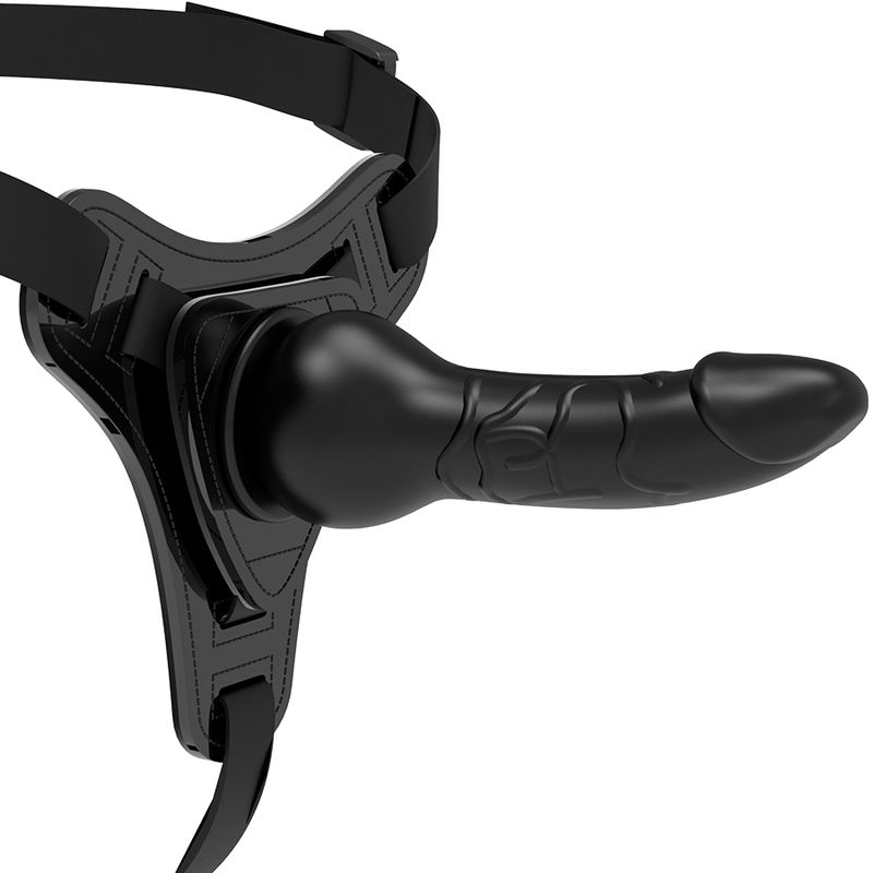 FETISH SUBMISSIVE HARNESS - SILICONE NERO REALISTICO 16 CM FETISH SUBMISSIVE HARNESS - SILICONE NERO REALISTICO 16 CM