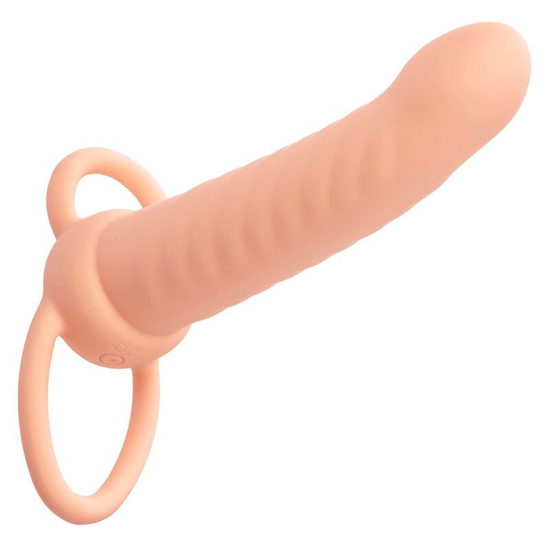CALEXOTICS - MAXX RIBBED DUAL PENETRATOR 10 VIBRAZIONI CARNE CALEXOTICS - MAXX RIBBED DUAL PENETRATOR 10 VIBRAZIONI CARNE