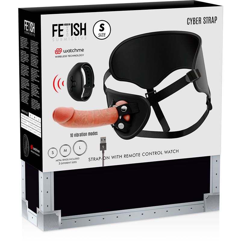 FETISH SUBMISSIVE CYBER STRAP - IMBRAGATURA CON TELECOMANDO TECNOLOGIA DILDO WATCHME S FETISH SUBMISSIVE CYBER STRAP - IMBRAGATURA CON TELECOMANDO TECNOLOGIA DILDO WATCHME S