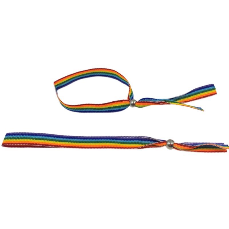 PRIDE - BRACCIALE CON SFERE IN ARGENTO CON BANDIERA LGBT PRIDE - BRACCIALE CON SFERE IN ARGENTO CON BANDIERA LGBT