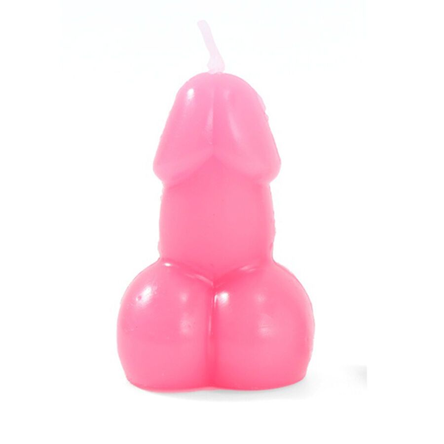 DIABLO PICANTE - CANDELA A FORMA DI PENE COLOR FUCSIA