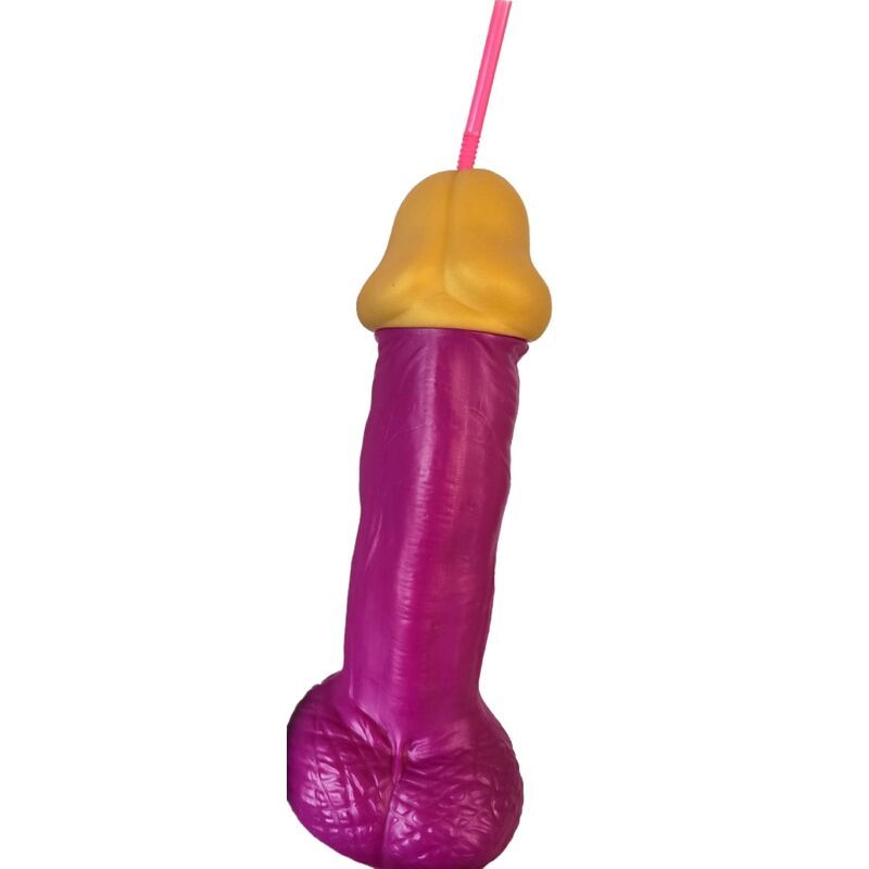 DIABLO PICANTE - PENE IN VETRO DI PLASTICA FUCSIA DIABLO PICANTE - PENE IN VETRO DI PLASTICA FUCSIA