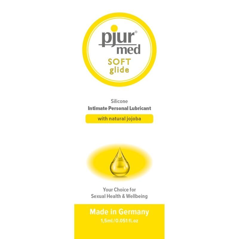 PJUR - LUBRIFICANTE AL SILICONE MED SOFT GLIDE 1.5 ML PJUR - LUBRIFICANTE AL SILICONE MED SOFT GLIDE 1.5 ML
