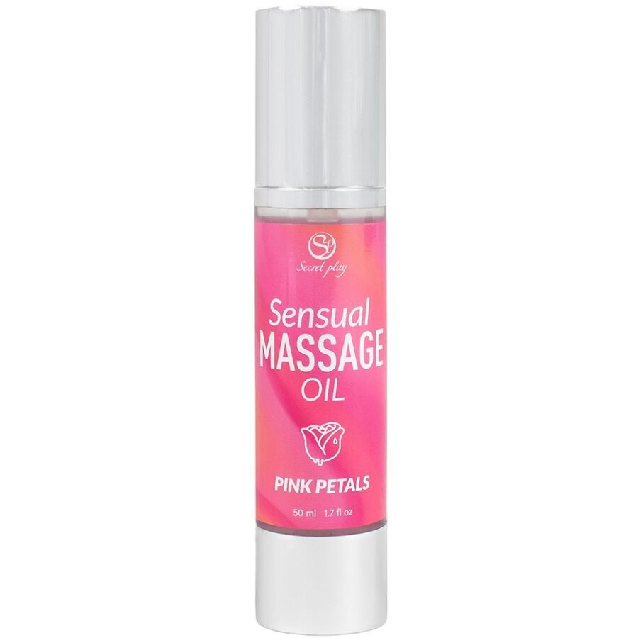 SECRETPLAY - OLIO PER MASSAGGI AI PETALI ROSA