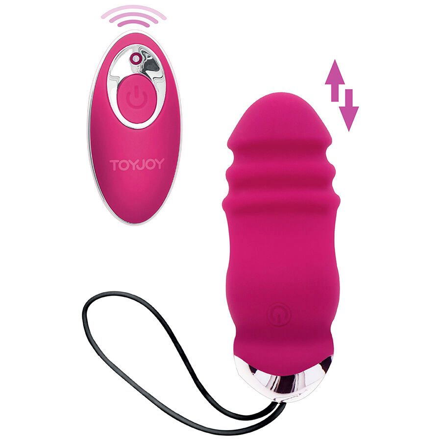 TOYJOY - VIBRATORE FUCSIA HAPPINESS SUNN SIDE UP AND DOWN CON TELECOMANDO
