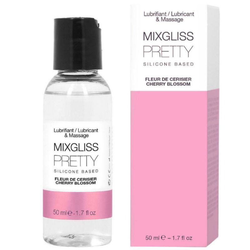 MIXGLISS - LUBRIFICANTE AL SILICONE PRETTY FIORE DI CILIEGIO 50 ML MIXGLISS - LUBRIFICANTE AL SILICONE PRETTY FIORE DI CILIEGIO 50 ML