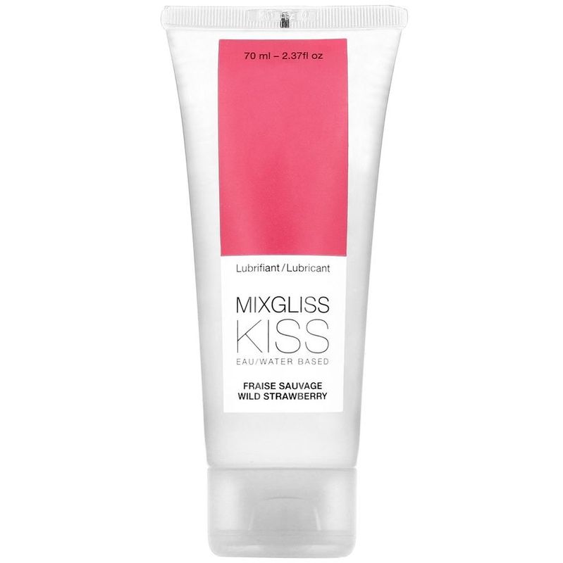 MIXGLISS - LUBRIFICANTE A BASE ACQUA GUSTO FRAGOLA 70 ML MIXGLISS - LUBRIFICANTE A BASE ACQUA GUSTO FRAGOLA 70 ML