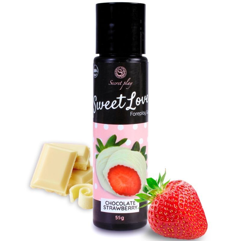 SECRETPLAY - GEL DOLCE AMORE FRAGOLA E CIOCCOLATO BIANCO 60 ML SECRETPLAY - GEL DOLCE AMORE FRAGOLA E CIOCCOLATO BIANCO 60 ML