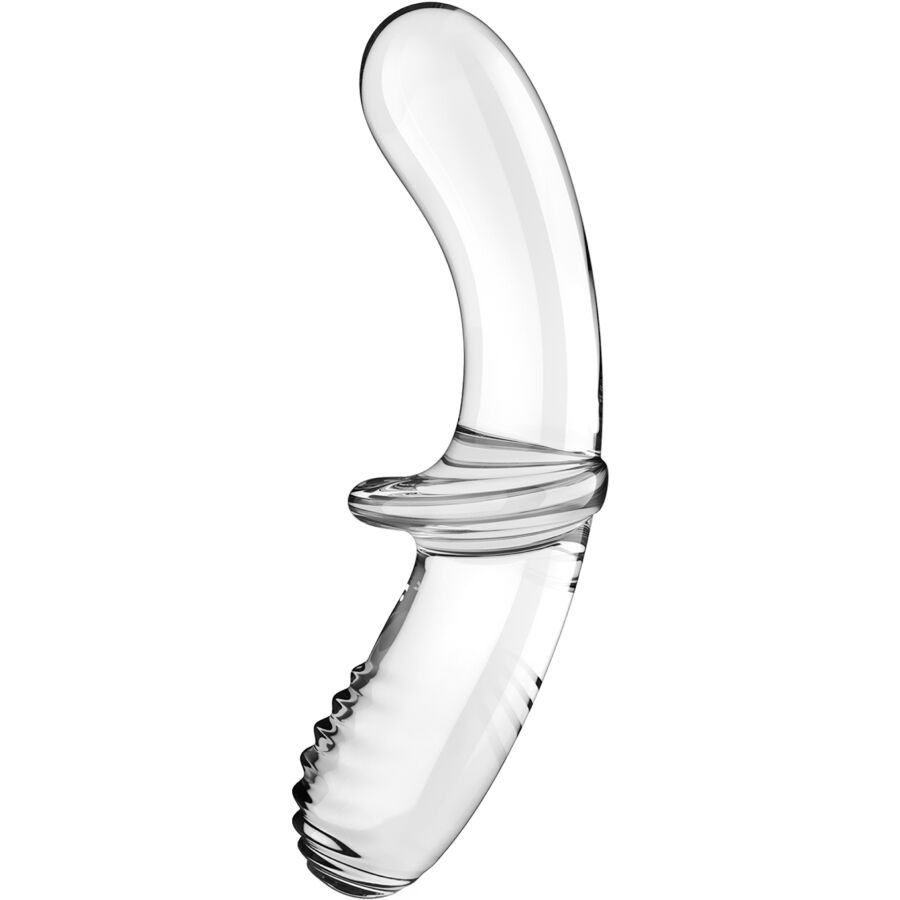 SATISFYER - DILDO DOPPIO CRISTALLO TRASPARENTE SATISFYER - DILDO DOPPIO CRISTALLO TRASPARENTE